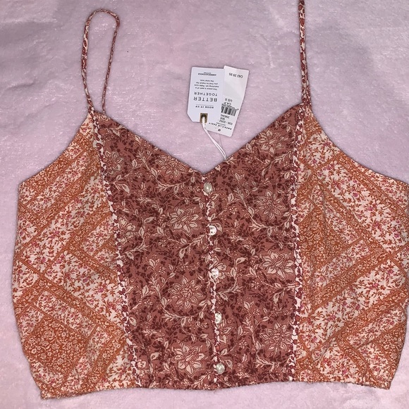 brand new American eagle boho tank top - US SMALL - Picture 1 of 5